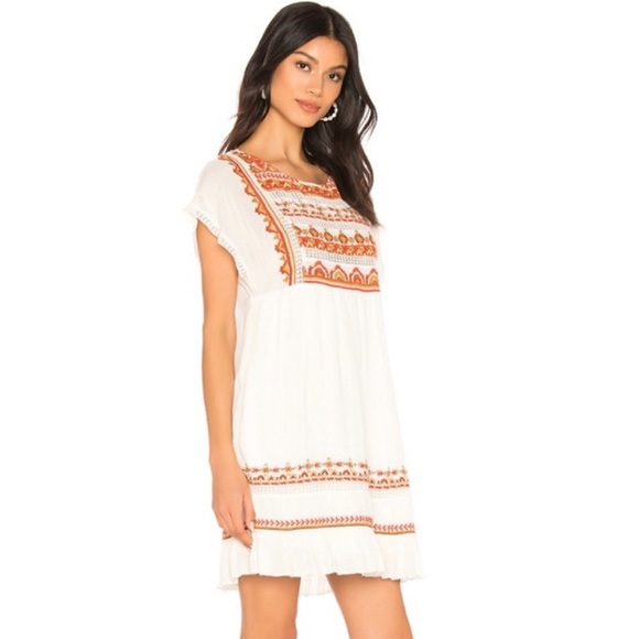 FREE PEOPLE Sunrise Keyhole Embroidered Dress - Picture 3 of 5